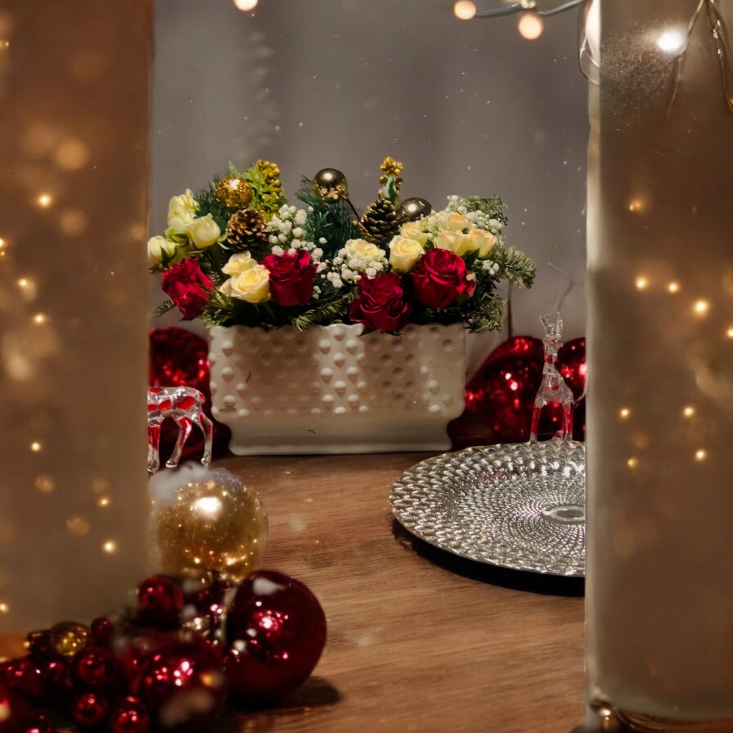 Golden Holiday Charm